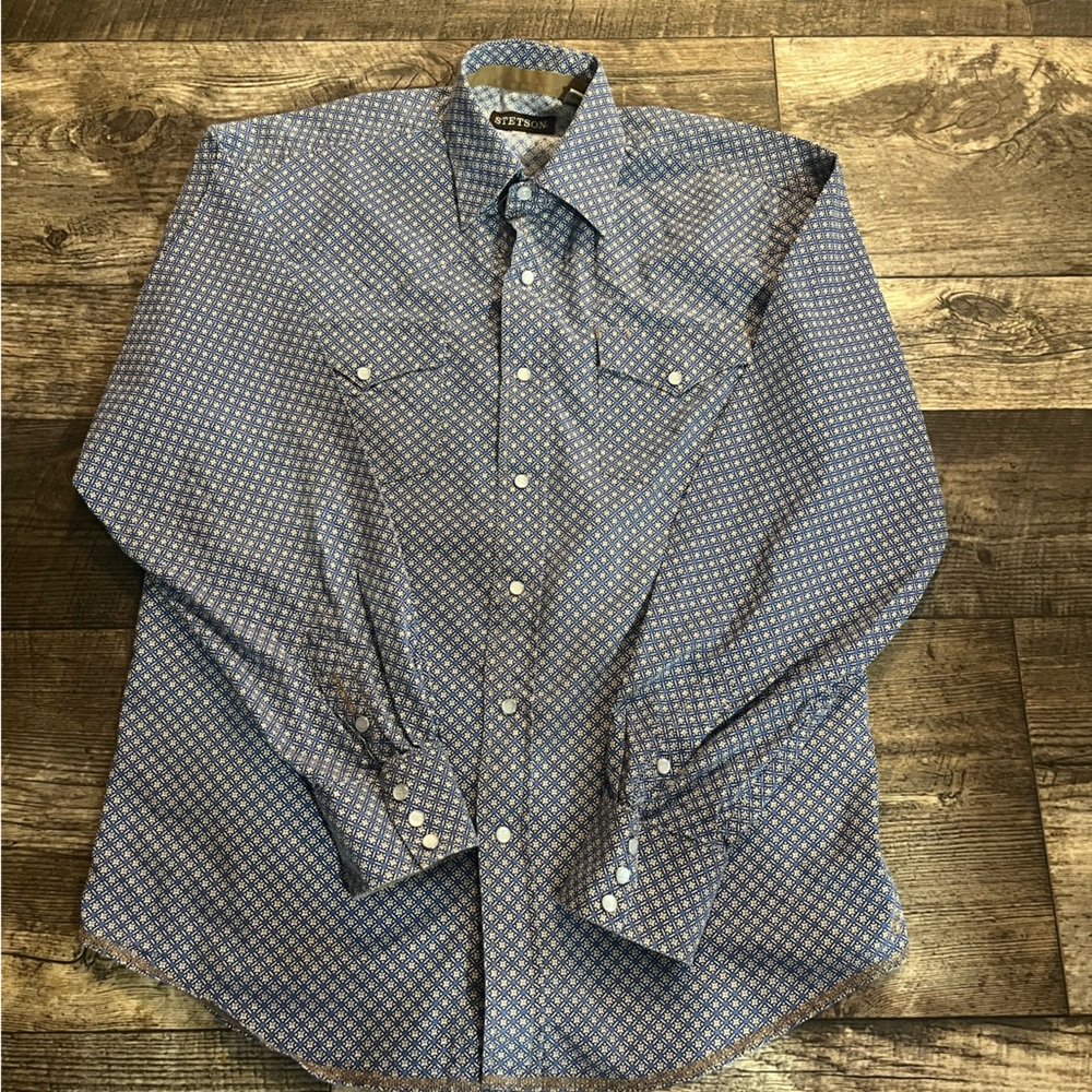 Mens western button up Medium